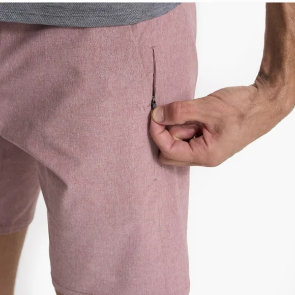 Vuori Aim Shorts in Marsala - Picture 2 of 8